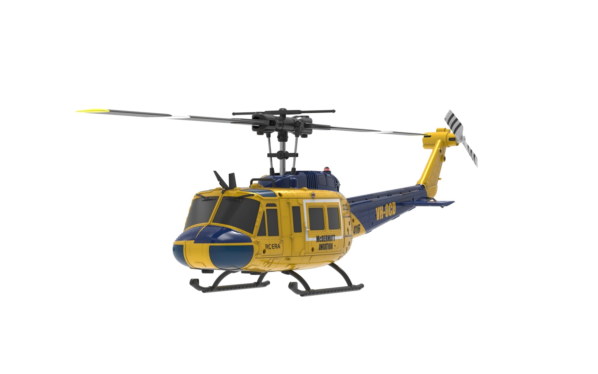 RC ERA C032 UH-1 Huey 6CH RC Helicopter with Smart Positioning & 3D Stunt Flight