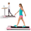 2.25 HP Walking Pad with LED Display and Remote Control-Pink - Pink