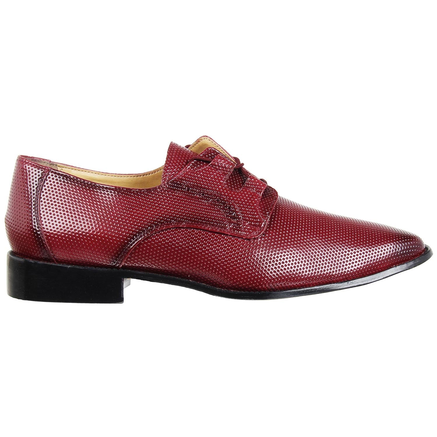 Blacktown Genuine Leather Oxford Style Lace-Up Dress Shoes For Men
