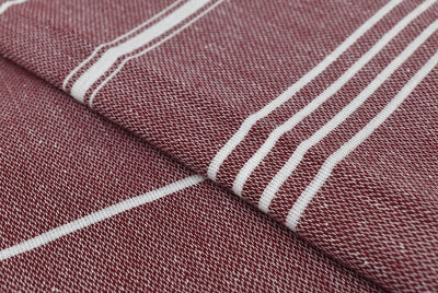 Monaco Burgundy Turkish Towel