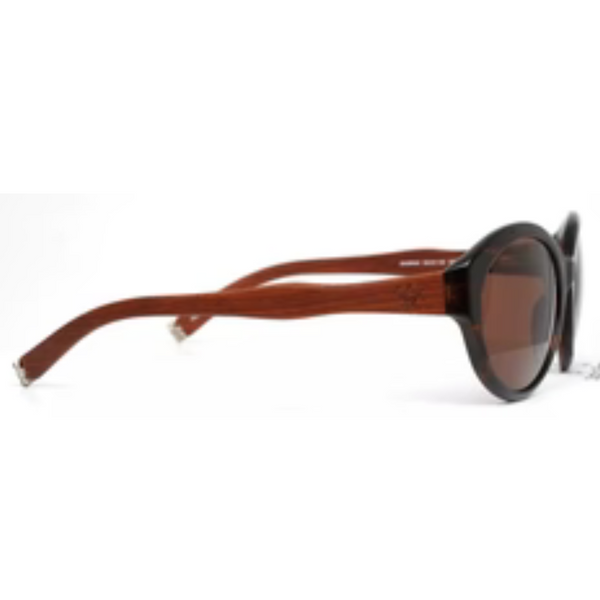 Diagram Amber Wood Womens Round Full Rim Sunglasses Snake Oil Guru