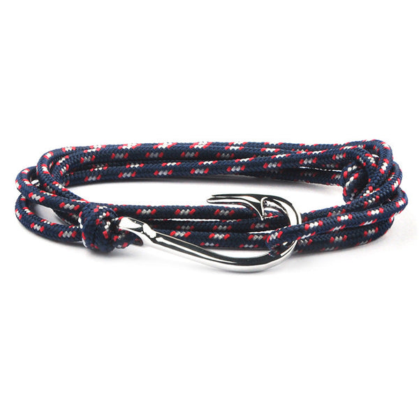 Fashion Hot Multilayer Rope Bracelet hope Anchor Sailor Anchor Bracelets  For Men and  Women Best Gift Hook Bracelet