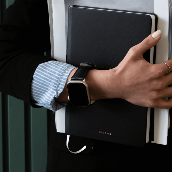 Apple Watch Purple Leather Strap - Boston LEATHERE