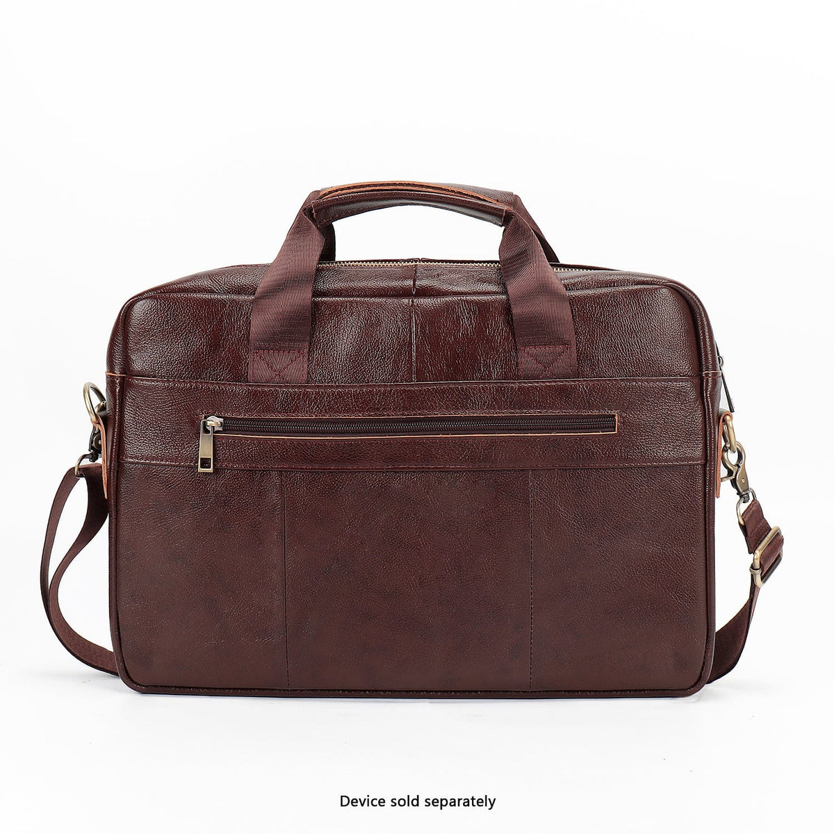 Genuine Leather Business Bag Briefcase - Laptops up to 16-inch