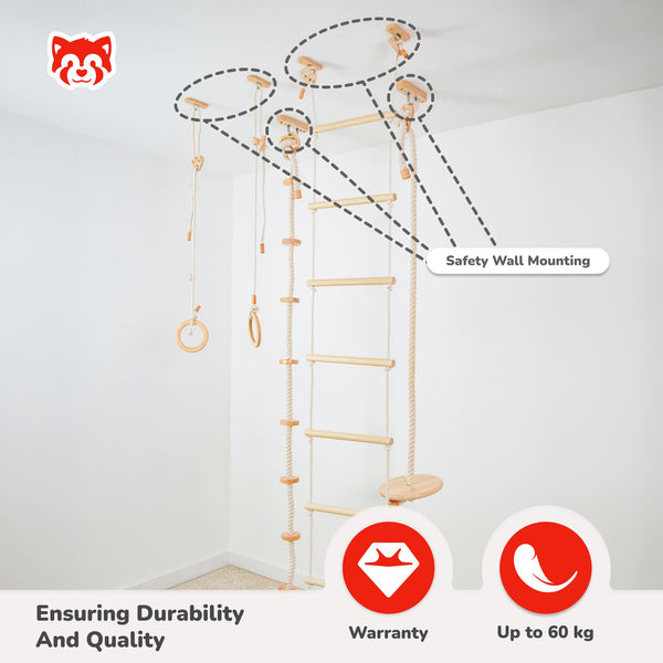 Kids Climbing Ropes