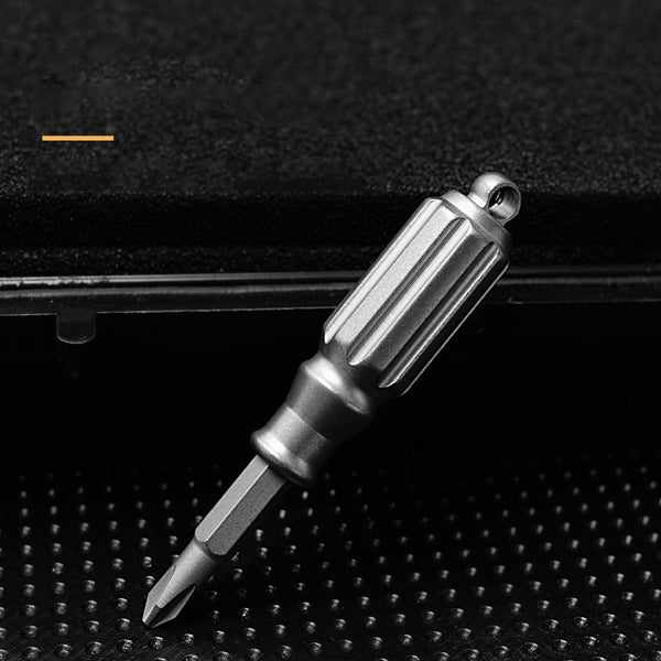 Titanium Mini Screwdriver for Men - Compact EDC Pocket Tool - Outdoor Survival Gear & Everyday Carry Multi-Tool Wautton Outdoor Gear