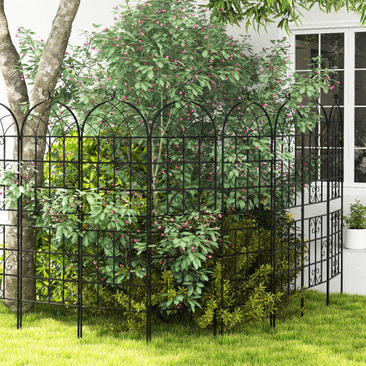 2/4 Pack 71 x 20 Inch Metal Garden Trellis for Climbing Plants-Set of 2