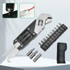 Multitool Wrench With 8 Tools/Pliers/Wire Cutter/Flat Screwdriver/Phillips Screwdriver/Portable Folding Multifunctional Adjustable Multi Purpose Stainless Steel Tool