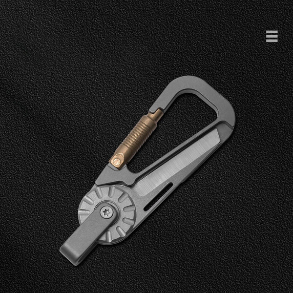 Tactical Multi-Tool Carabiner for Men - Heavy Duty Outdoor Gear Accessory with Bottle Opener & Keychain Hook Wautton Outdoor Gear