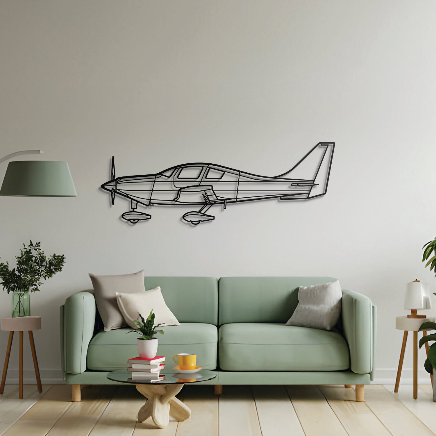 400 Metal Aircraft Wall Art - NCP0306