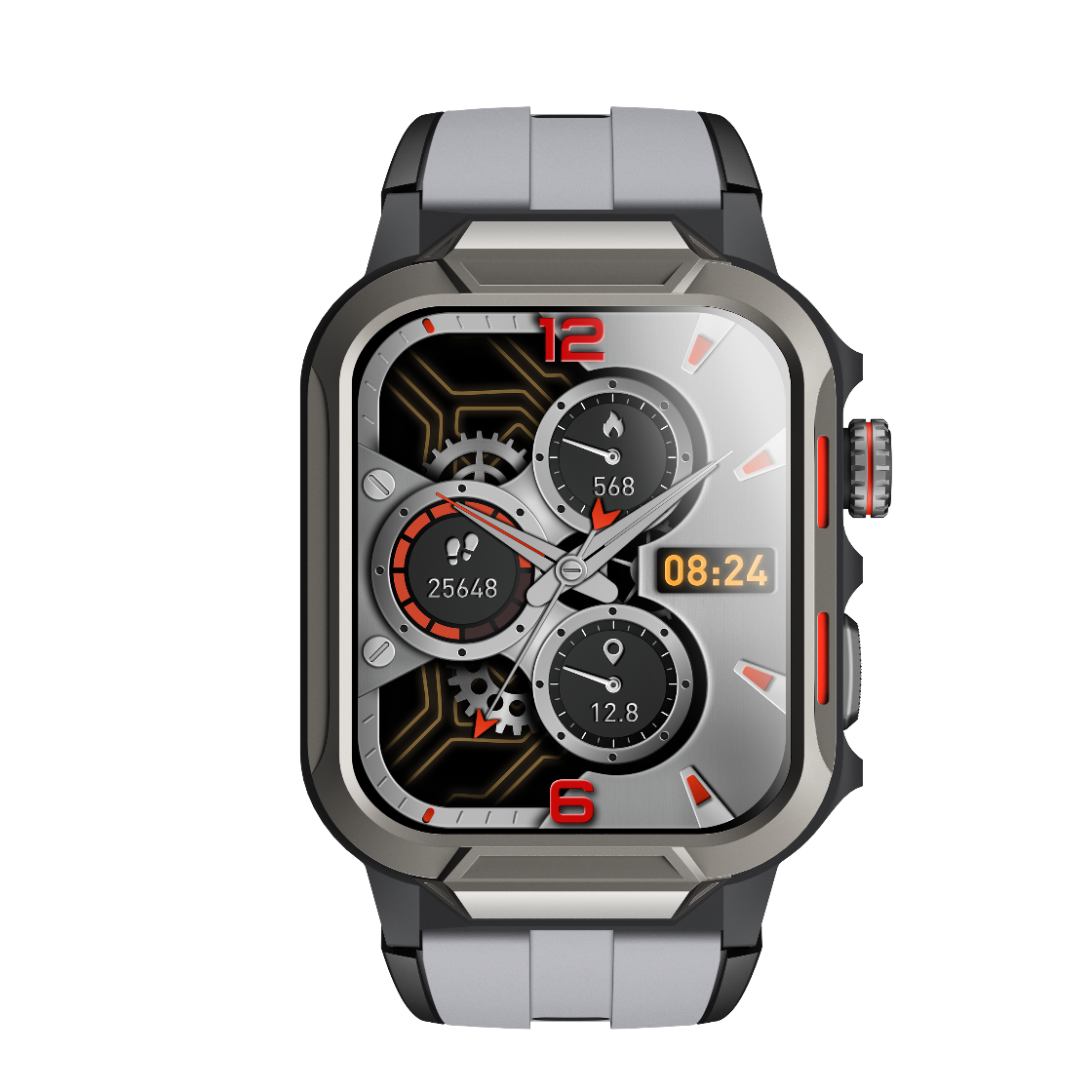 Rugged Smartwatch for Men 3ATM Waterproof Smartwatch 1.96 inch screen for Android and iOS Phones Fitness Tracker Watch with 100+ Sports Modes Wautton Outdoor Gear