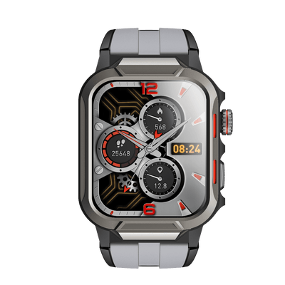 Rugged Smartwatch for Men 3ATM Waterproof Smartwatch 1.96 inch screen for Android and iOS Phones Fitness Tracker Watch with 100+ Sports Modes