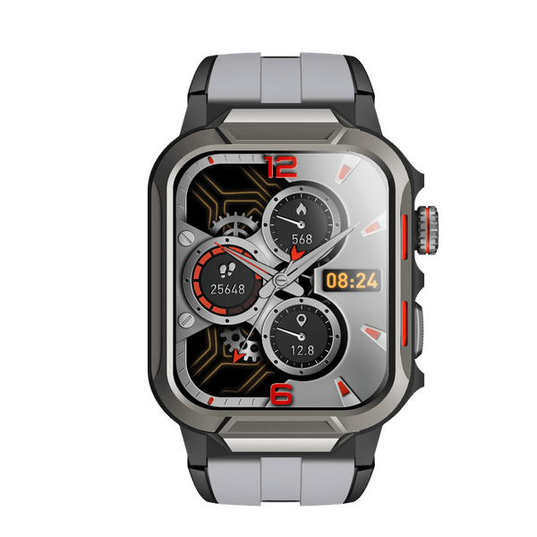 Rugged Smartwatch for Men 3ATM Waterproof Smartwatch 1.96 inch screen for Android and iOS Phones Fitness Tracker Watch with 100+ Sports Modes Wautton Outdoor Gear