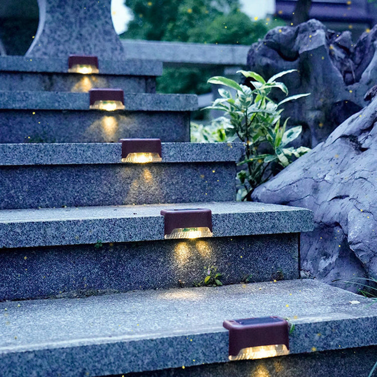 8-Pack Solar LED Deck & Step Lights