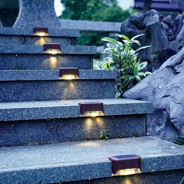 8-Pack Solar LED Deck & Step Lights