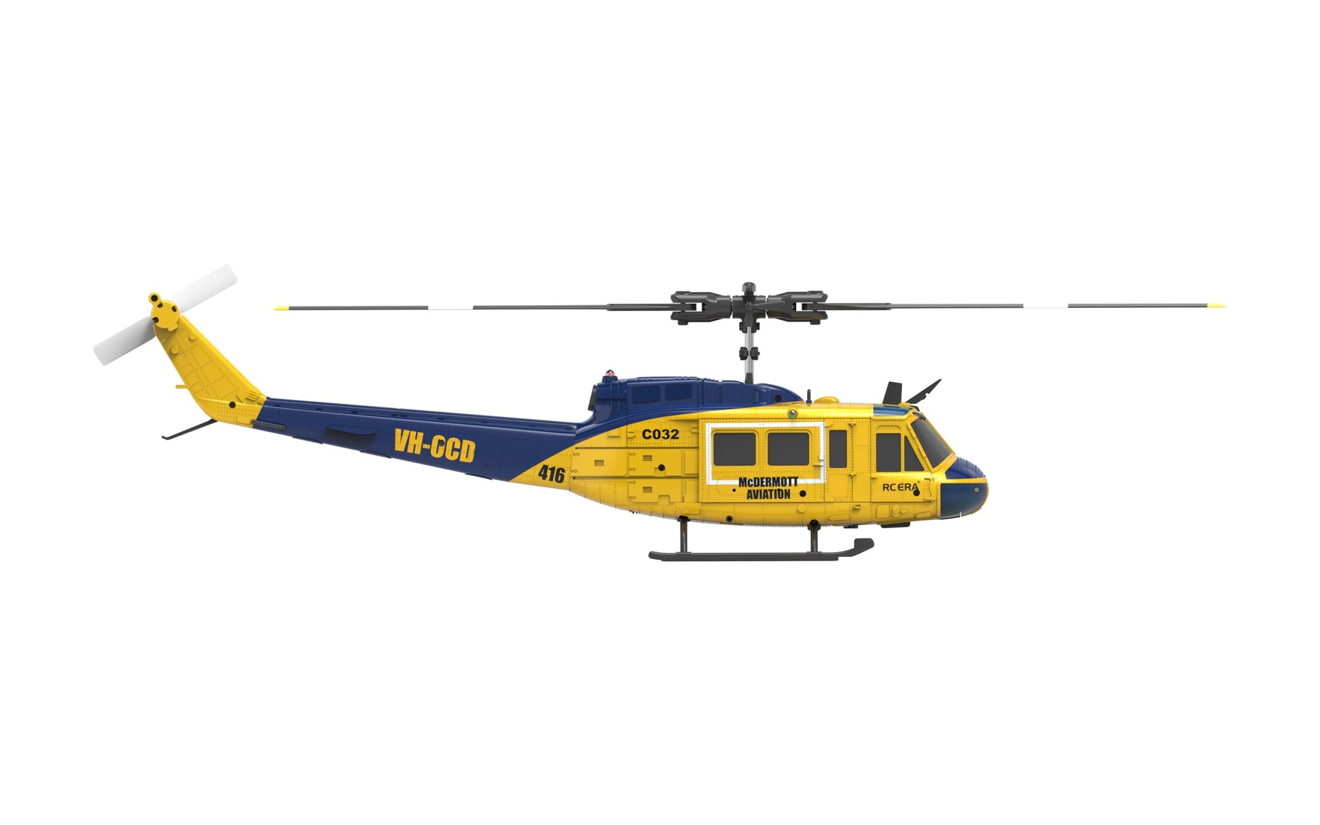 RC ERA C032 UH-1 Huey 6CH RC Helicopter with Smart Positioning & 3D Stunt Flight