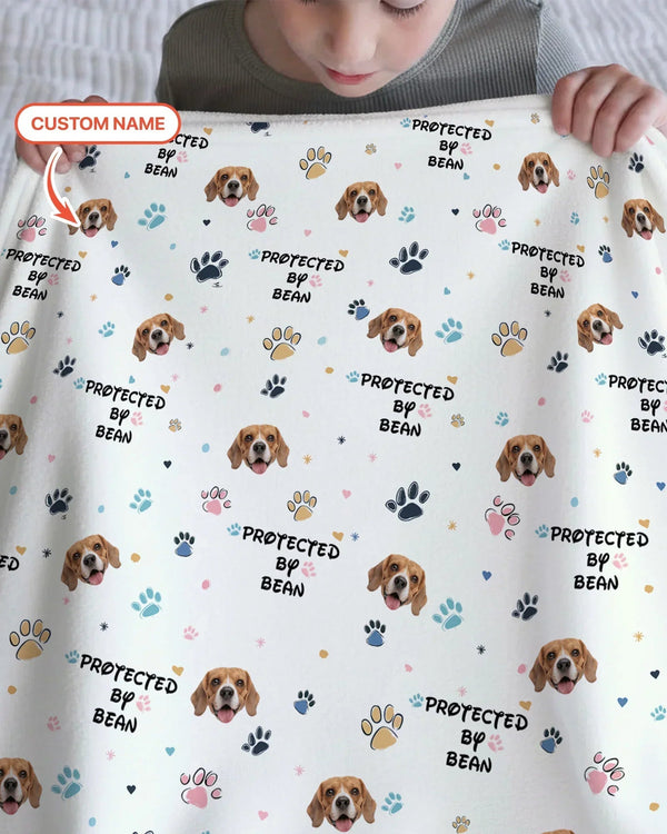 Custom Dog Pattern Bamboo Blanket