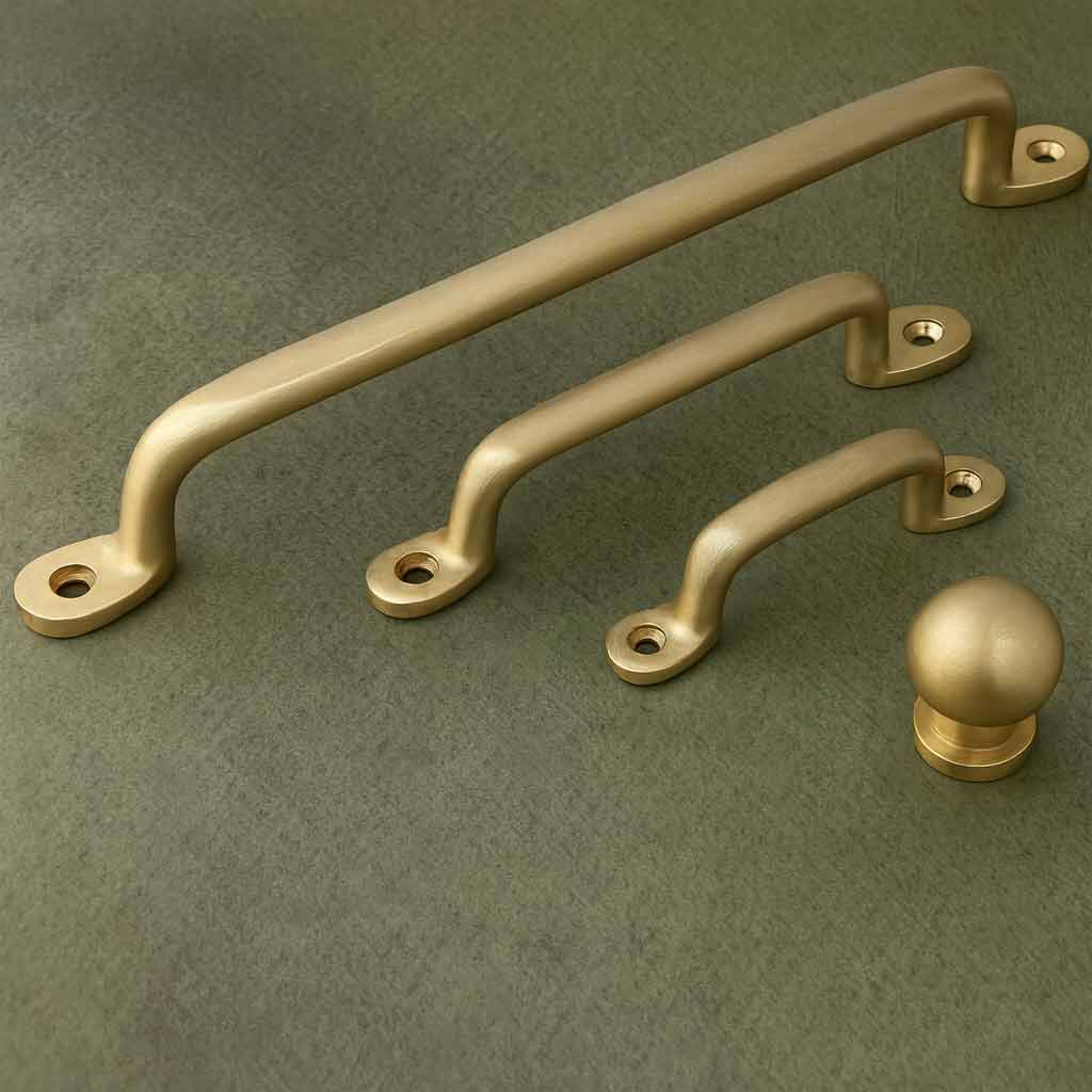 Serene Cabinet Pulls - Brass Brushed