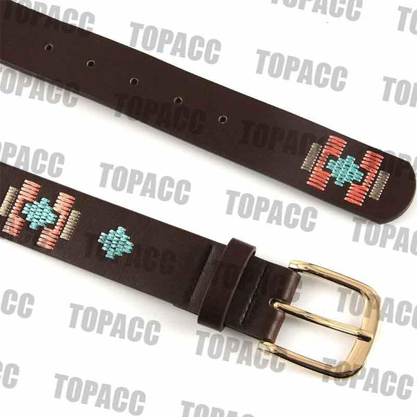 TOPACC Western Embroidery Belts for Women Men Cowgirl Cowboy Country Fashion Belt for Jeans Pants Girls - Gifts for You 'n Me