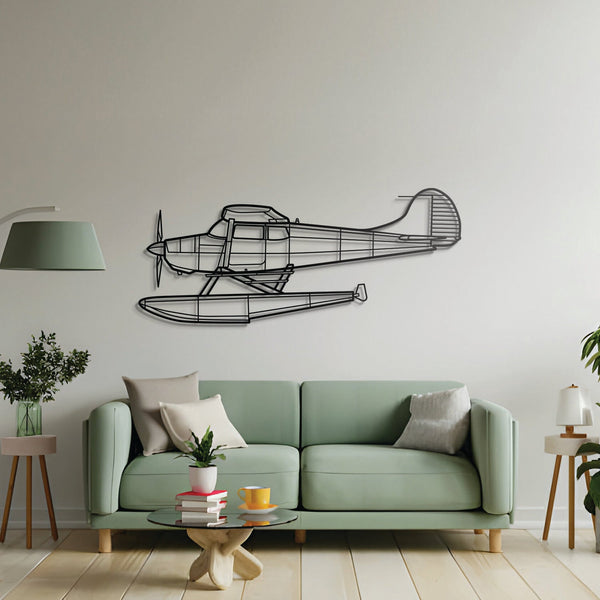 170B Float Metal Aircraft Wall Art - NCP0204
