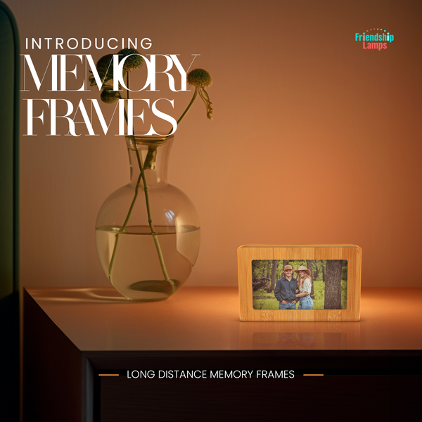 Memory Digital Friendship Frame – Smart Wi-Fi Photo Frame Lamp for Long Distance Connection