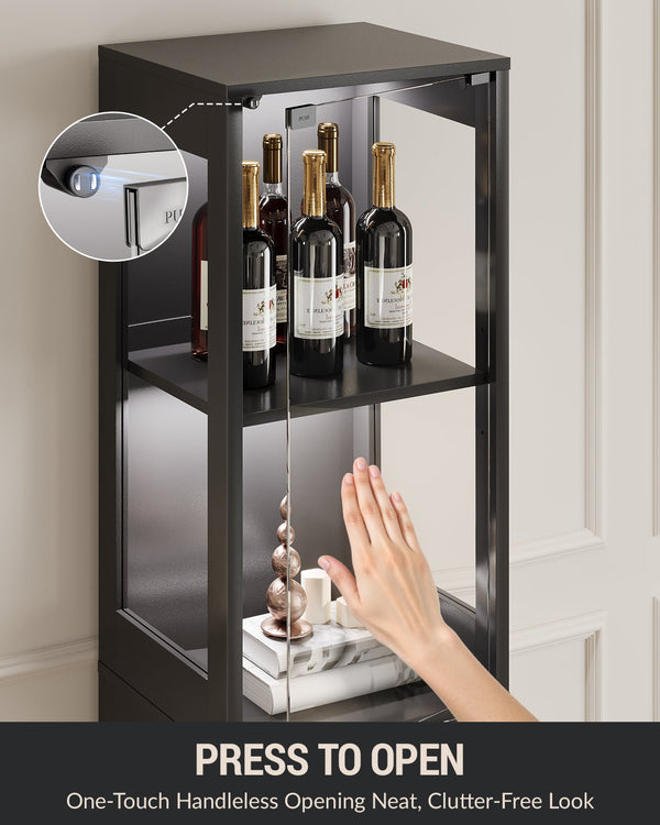 Glass Display Cabinet 15.75in*13.78in*66.73in