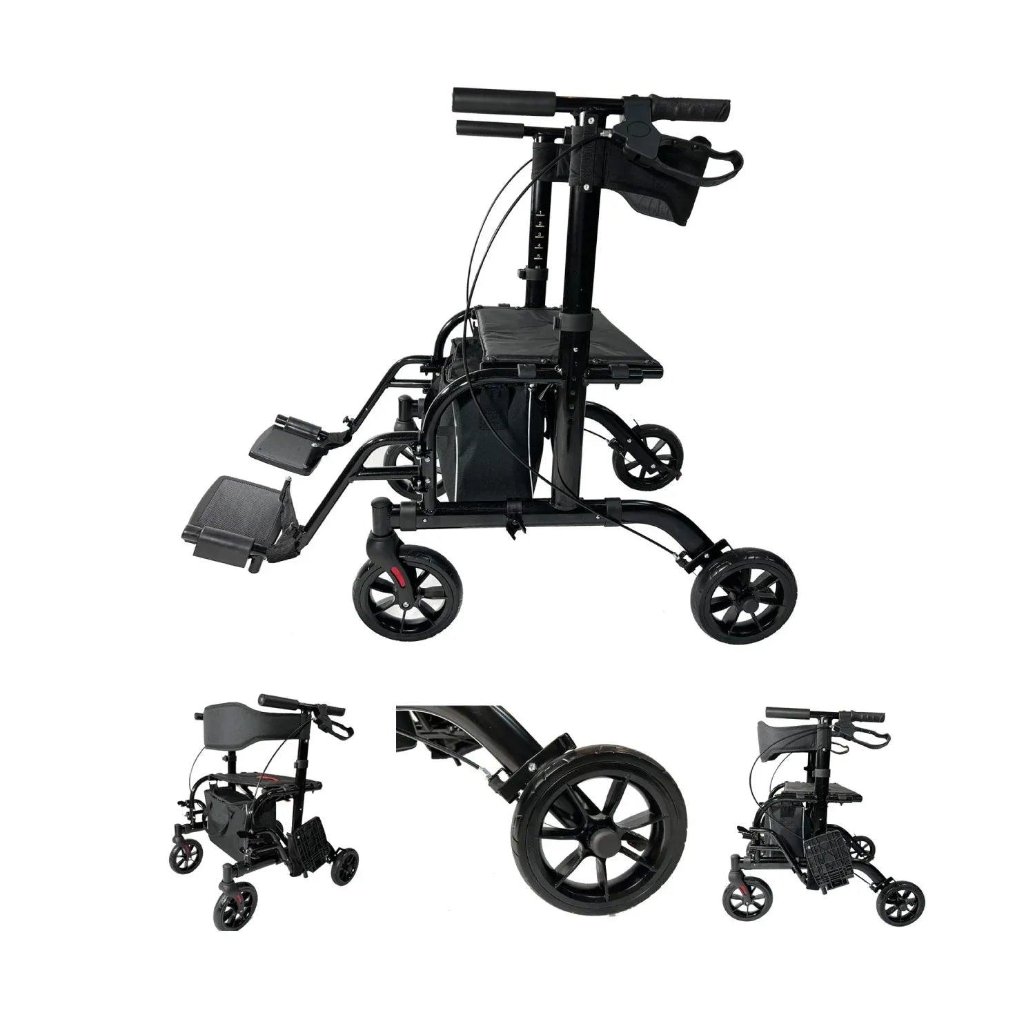 2 IN 1 Rolling Rollator Walker - Gifts for You 'n Me