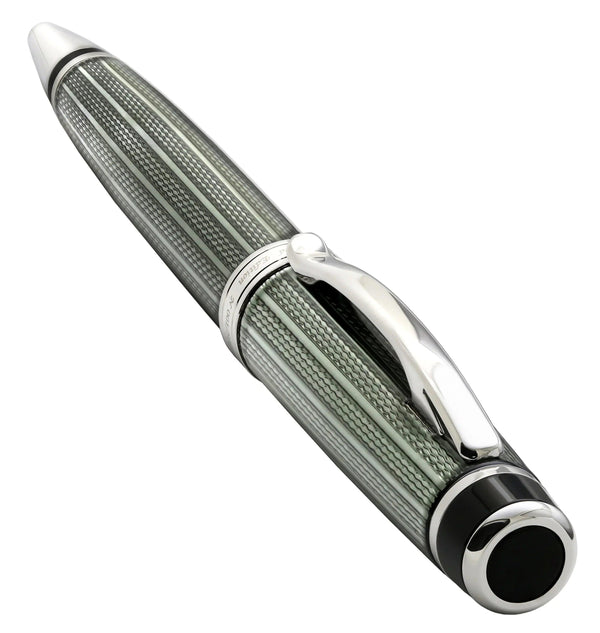 Incognito Diamond-Cut Lacquered Brass Ballpoint Pen - Zinc Green - Gifts for You 'n Me