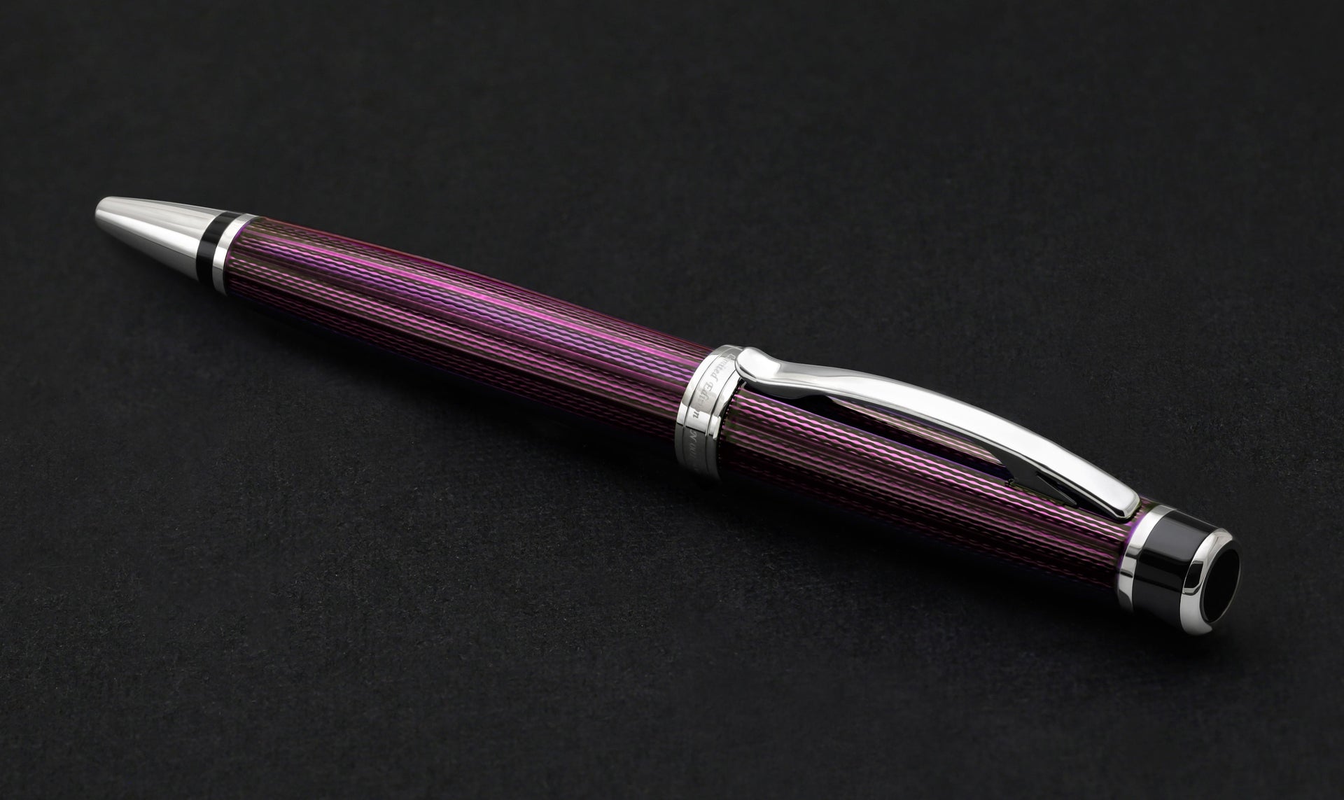 Incognito Purple Diamond-Cut Ballpoint Pen