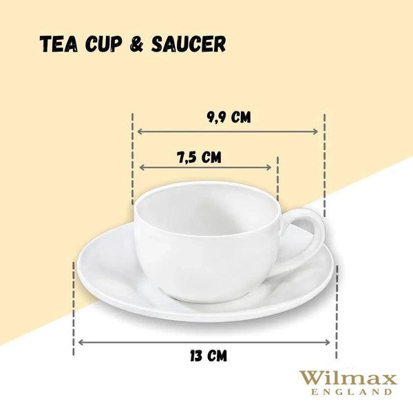 White 3 Oz | 100 Ml Coffee Cup & Saucer - Gifts for You 'n Me