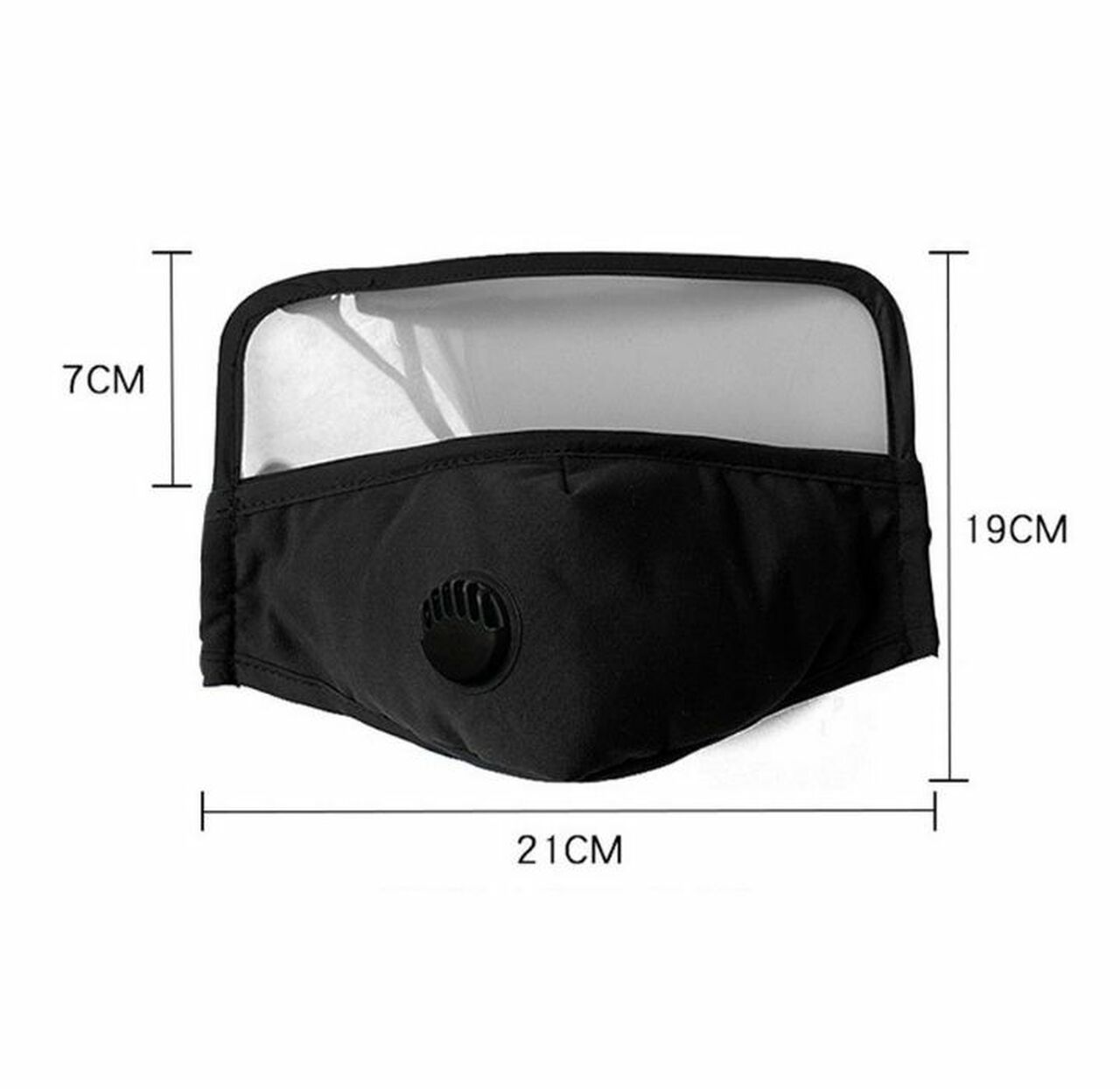 6-Pack Cotton Face Mask with Eye Shield and Carbon Filters