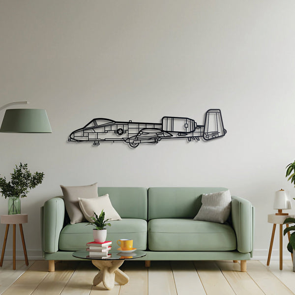 A-10 Thunderbolt 2 Metal Aircraft Wall Art - NCP0015