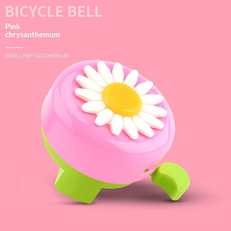 Cartoon Kids Funny Bicycle Bell Daisy Flower Horns Bike Children Girls Boy Cycling Ring Alarm For Handlebars Alloy Plastics Bell  Kids Bike Bell Bike Bell For Kids Bike Bell For Girls Flower Kids Bike Horn Accessory