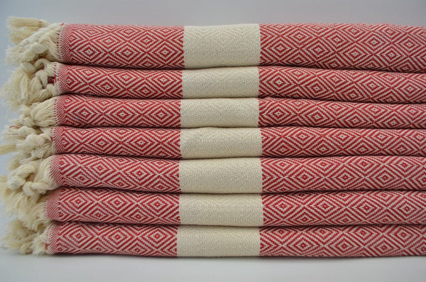 Venice Red Turkish Towel