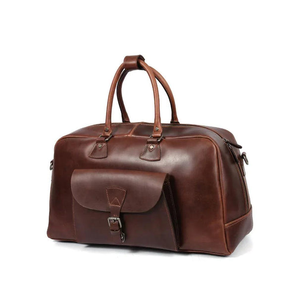 Voyager Leather Duffle Bag - Gifts for You 'n Me