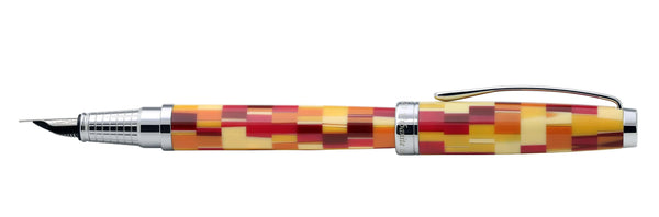 Urbanite Acrylic & Brass Fountain Pen (Fine Nib) - Retro Red - Gifts for You 'n Me