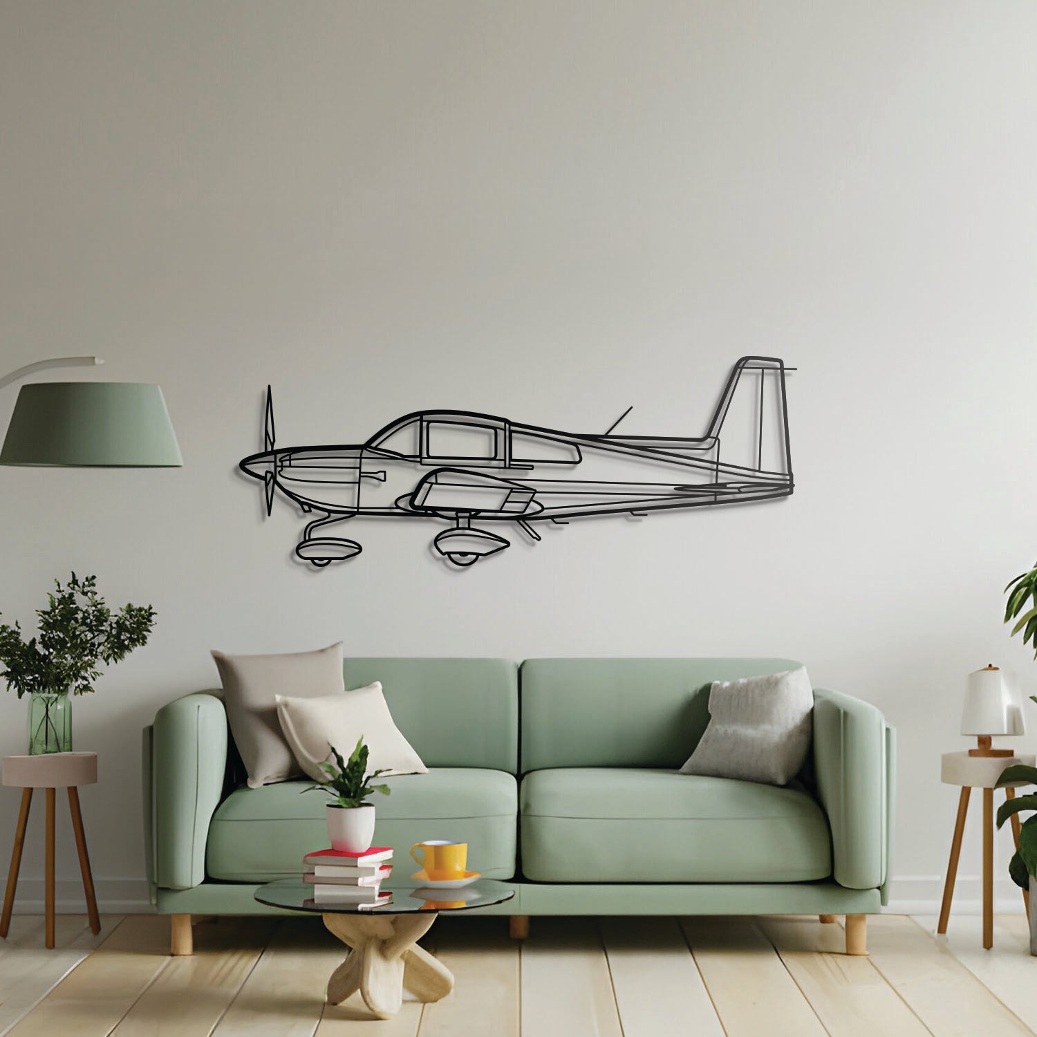 AG-5B Tiger Metal Aircraft Wall Art - NCP0023