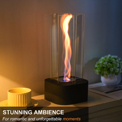 Hexagonal Clean-Burning Fuel Vented-Free Fireplace