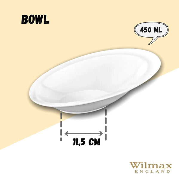 White Ceaser Salad Bowl 11