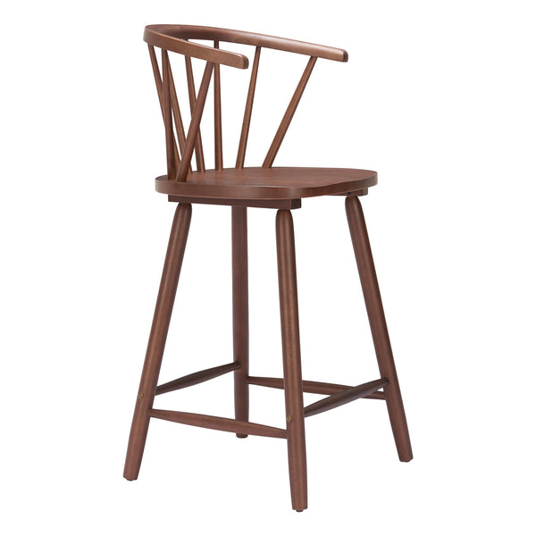 Stenger Counter Stool (Set of 2) Walnut
