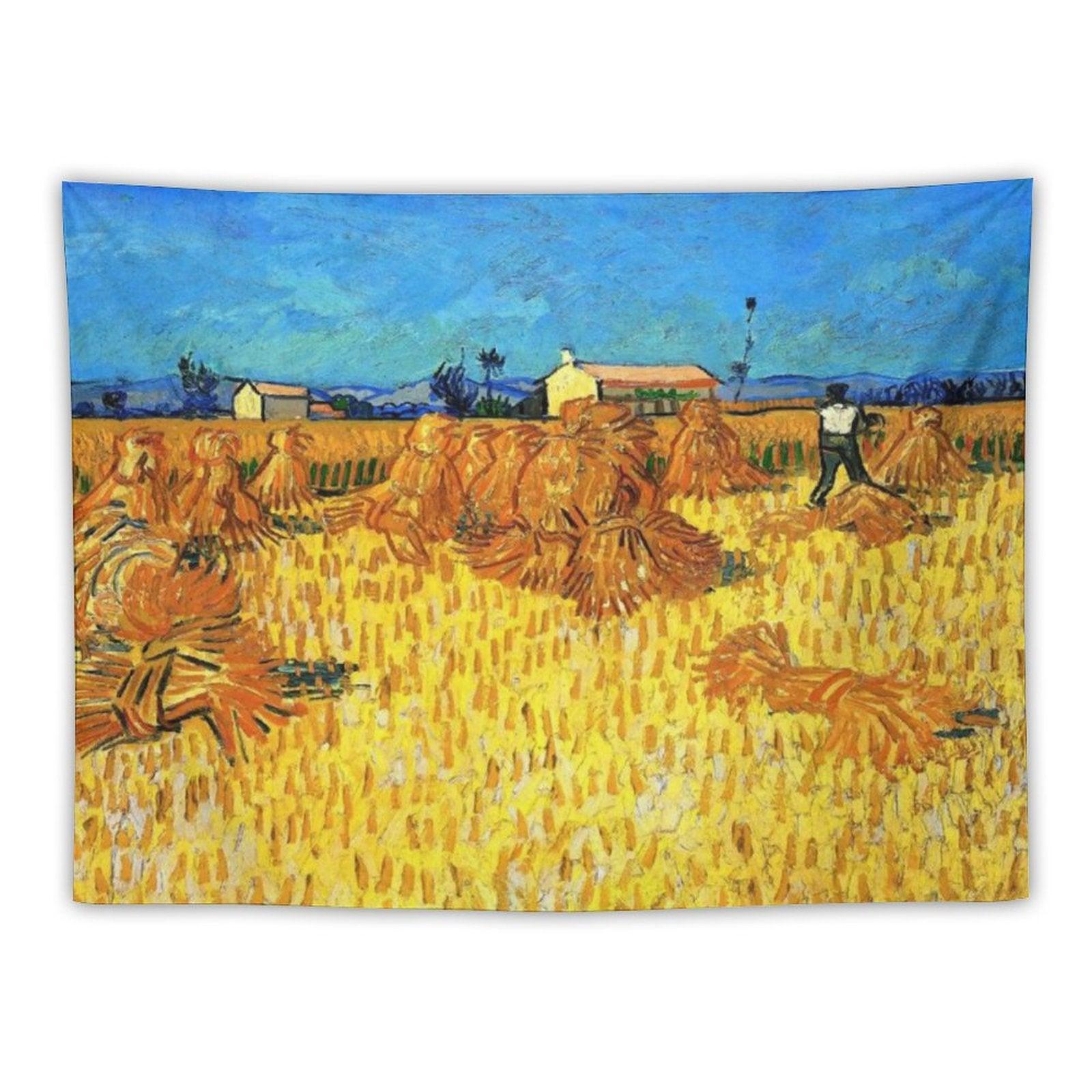 Van Gogh’s Harvest in Provence Tapestry