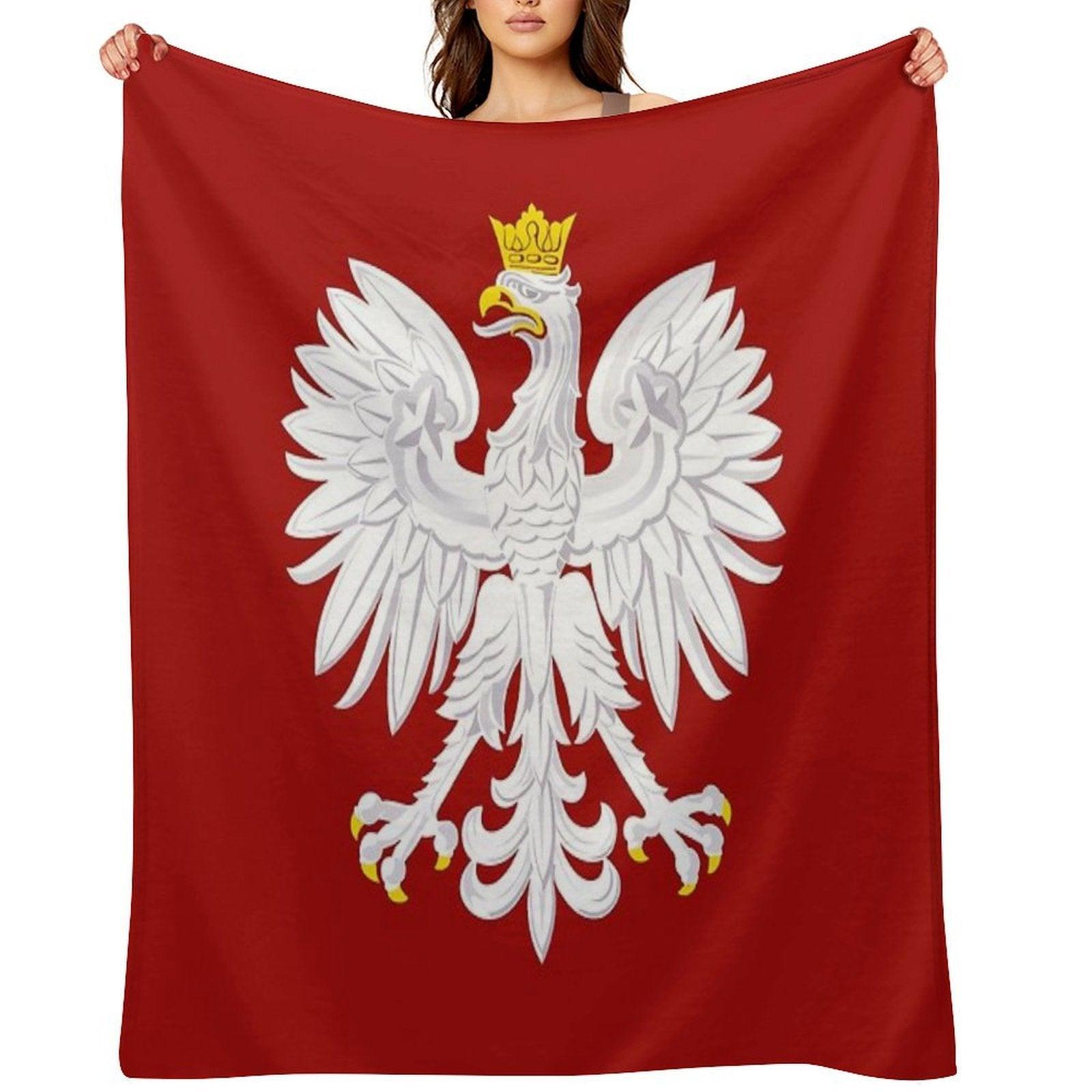 Polish Eagle Throw Blanket