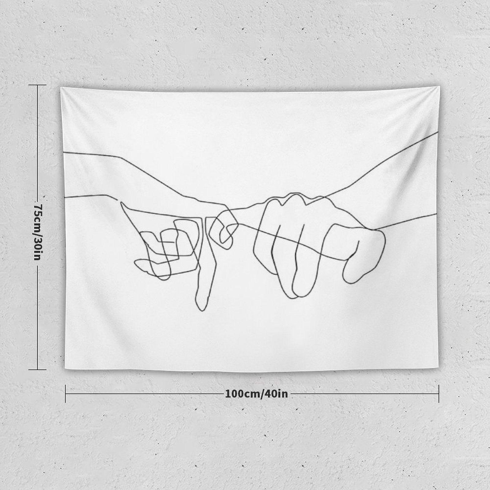 Pinky Swear Tapestry