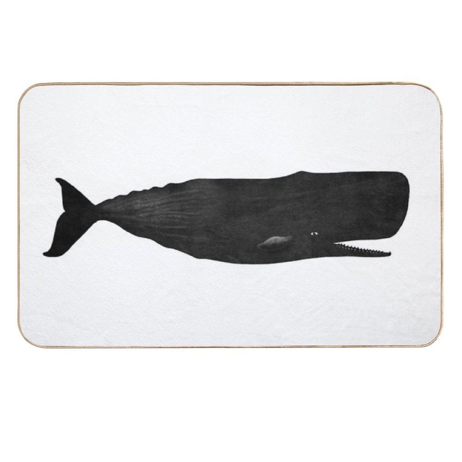Sperm Whale  Absorbent Bath Mat
