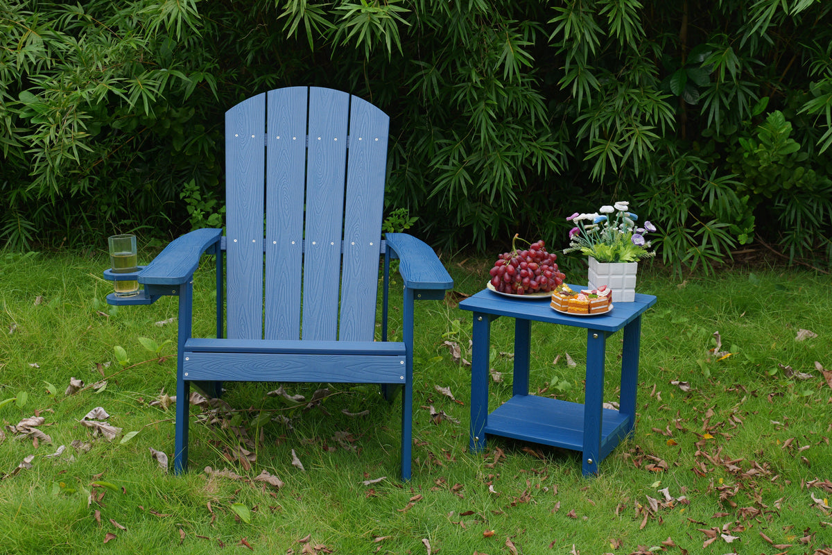 Outdoor Lounge Chair With Cup Holder