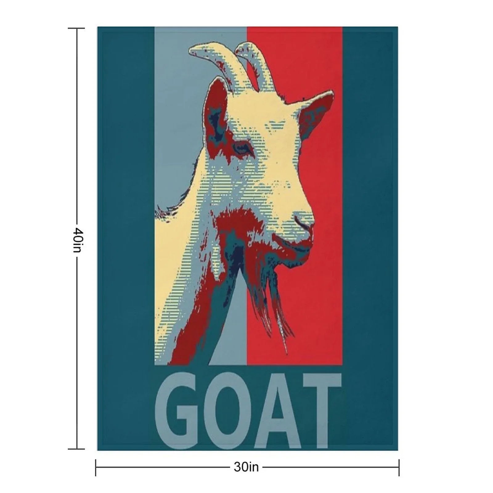 GOAT Throw Blanket