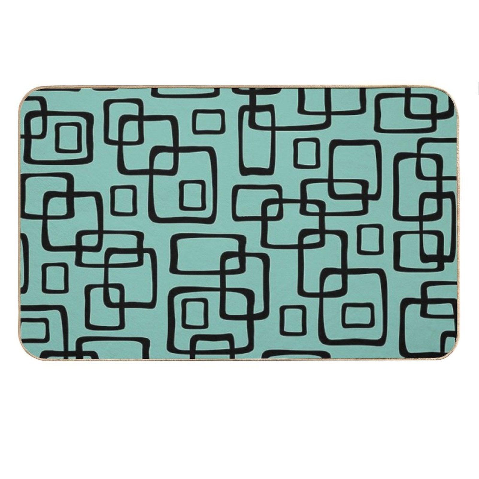 Mid Century Modern Decoration Bath Mat