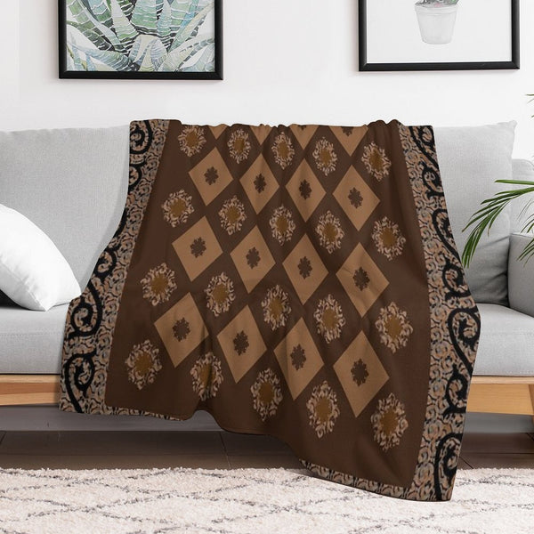 Decorative Abstract Design Multi-functional Throw Blanket
