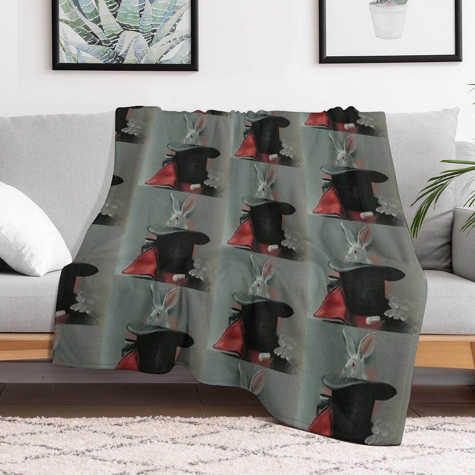 The Magician's Wares Throw Blanket