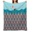 Jaws Movie Sharks Velvety-soft Throw Blanket